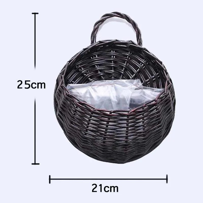Cesto de Vime Artesanal para Plantas e Flores - RattanBloom™