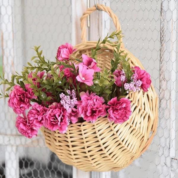 Cesto de Vime Artesanal para Plantas e Flores - RattanBloom™