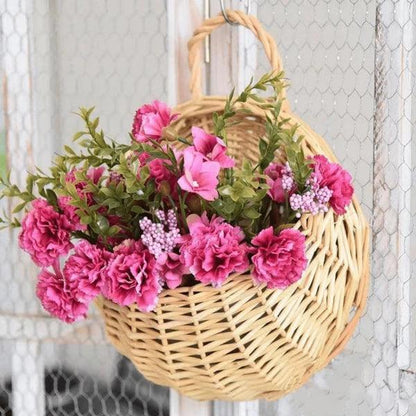 Cesto de Vime Artesanal para Plantas e Flores - RattanBloom™