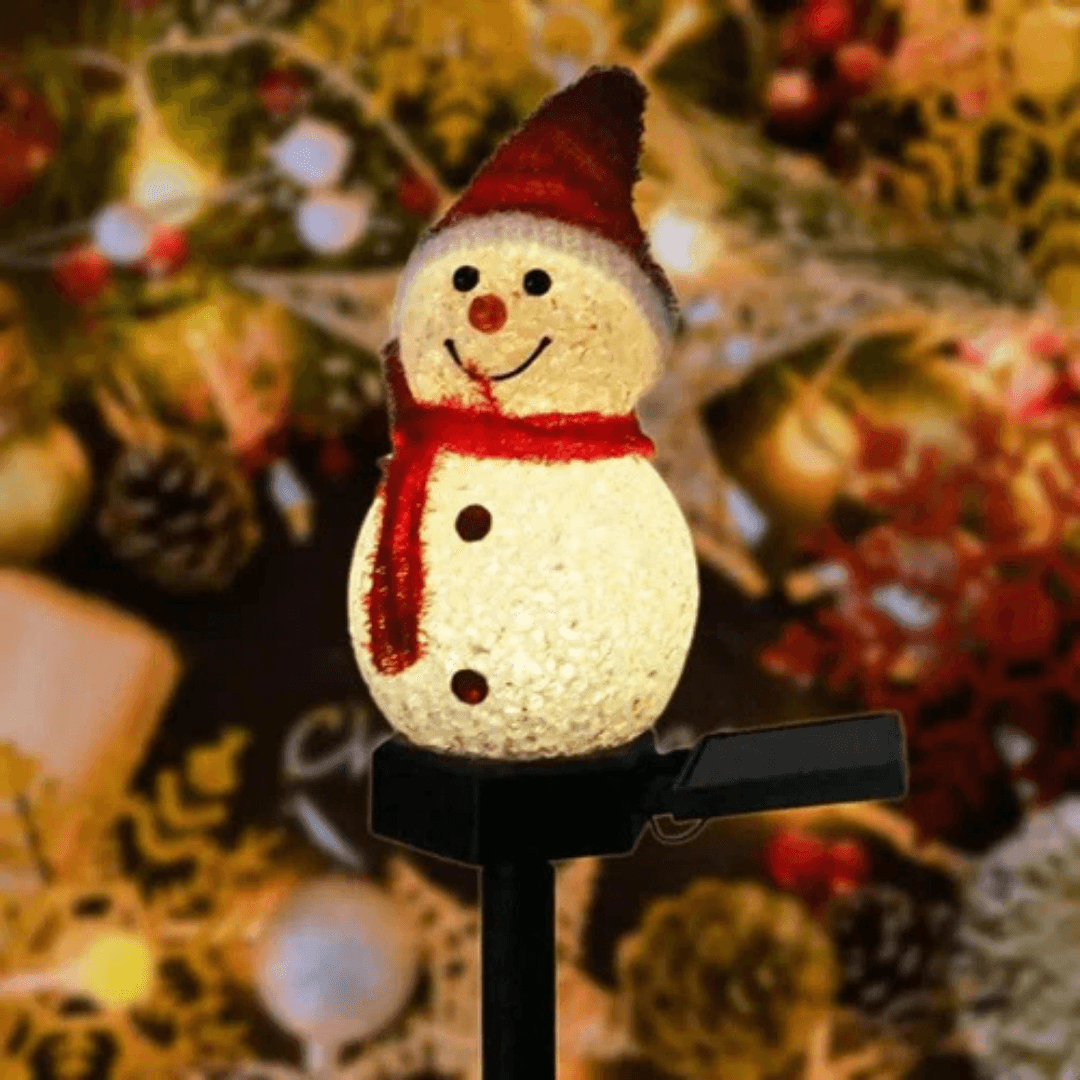 Luminária LED Solar De Natal Decorativo