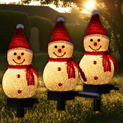 Luminária LED Solar De Natal Decorativo