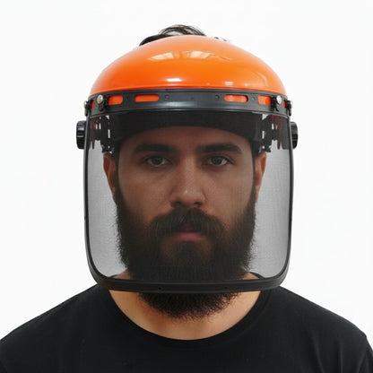 Protetor Facial Roçadeira Com Tela De Aço