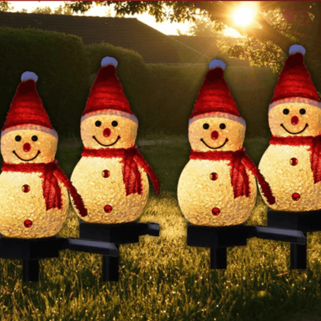 Luminária LED Solar De Natal Decorativo