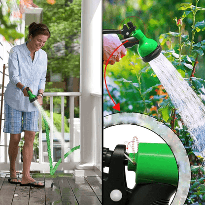 Mangueira Expansível de Alta Pressão com Bico Ajustável 7 Modos + Brinde Grátis - FlexFlow™