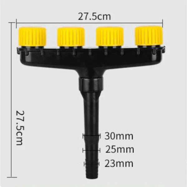 Bico Pulverizador para Irrigação com Ajuste de Fluxo de Água - FlowJet™