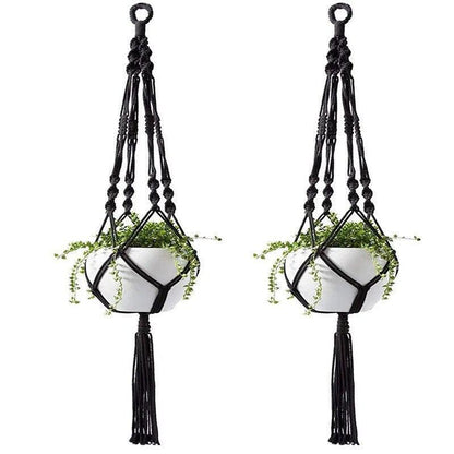 Suporte de Planta Macramê Decorativo para Vasos - MacraBloom™