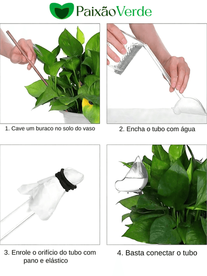 Irrigador Automático Gotejador para Plantas em Formato de Pássaro - AquaBird™