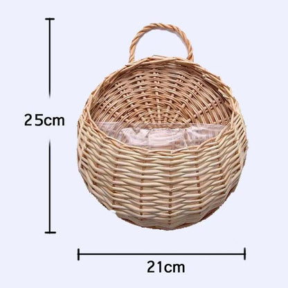 Cesto de Vime Artesanal para Plantas e Flores - RattanBloom™