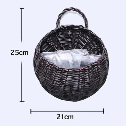 Cesto de Vime Artesanal para Plantas e Flores - RattanBloom™