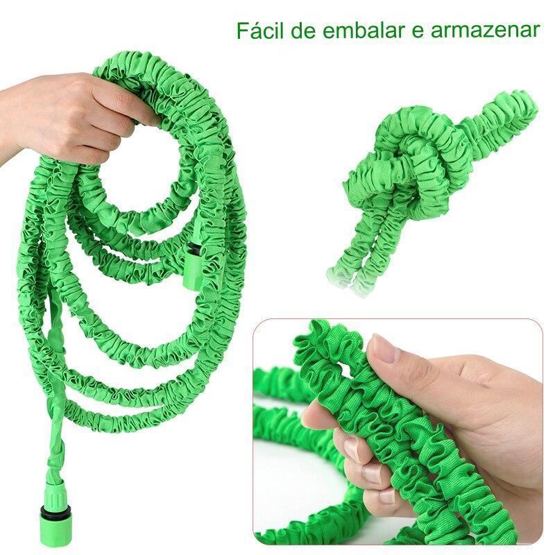 Mangueira Expansível de Alta Pressão com Bico Ajustável 7 Modos + Brinde Grátis - FlexFlow™