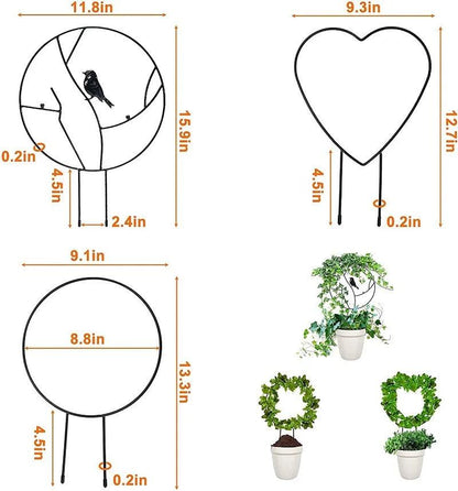 Arco Decorativo para Suporte de Plantas com Estrutura Resistente - GardenArch™