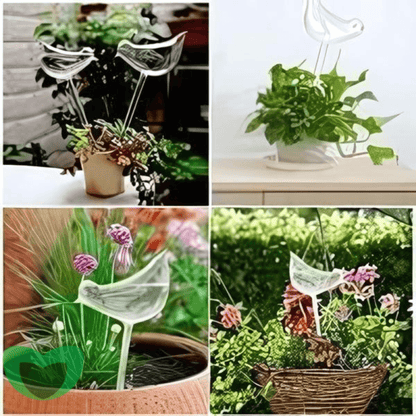 Irrigador Automático Gotejador para Plantas em Formato de Pássaro - AquaBird™