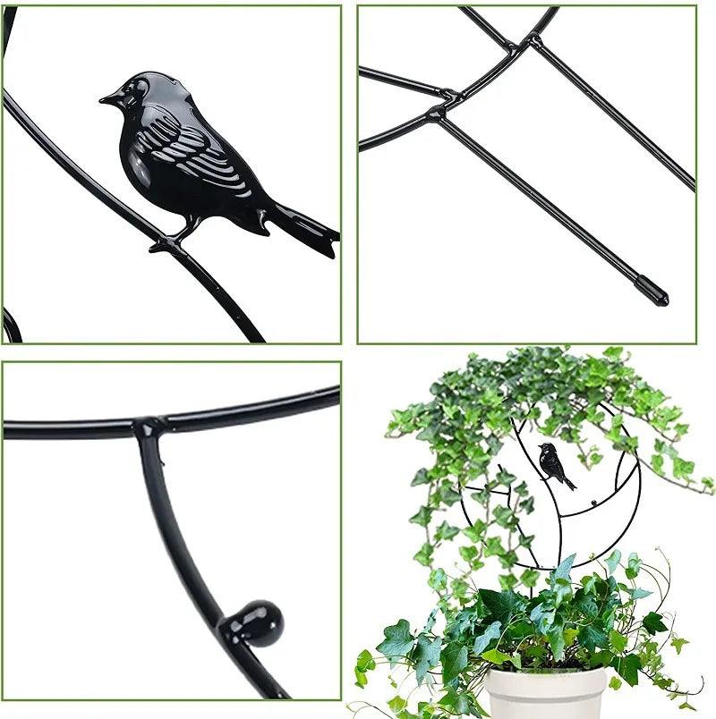 Arco Decorativo para Suporte de Plantas com Estrutura Resistente - GardenArch™
