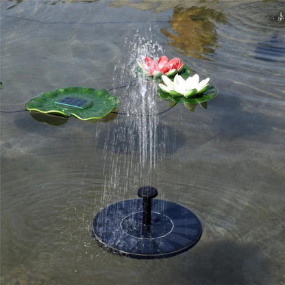 Mini Fonte Solar Decorativa para Jardim e Lagos - AquaZen™