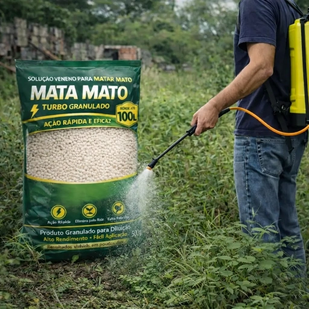 Solução Veneno para Matar Mato @