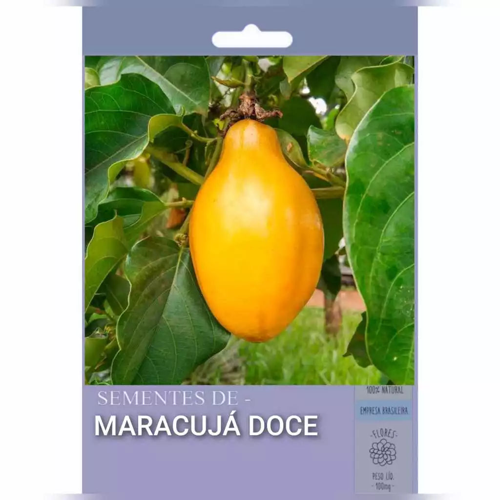 Kit de Sementes de 4 Tipos de Maracujá Doce, Gigante, Roxo e Banana - MaracuMix Especial™
