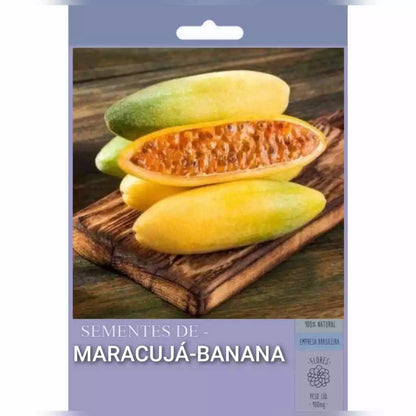 Kit de Sementes de 4 Tipos de Maracujá Doce, Gigante, Roxo e Banana - MaracuMix Especial™