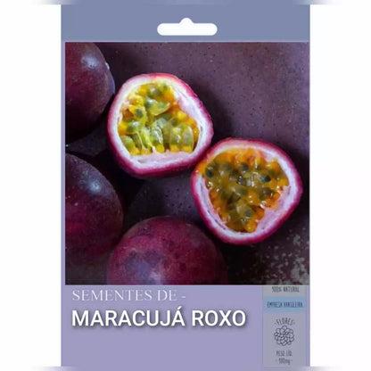 Kit de Sementes de 4 Tipos de Maracujá Doce, Gigante, Roxo e Banana - MaracuMix Especial™