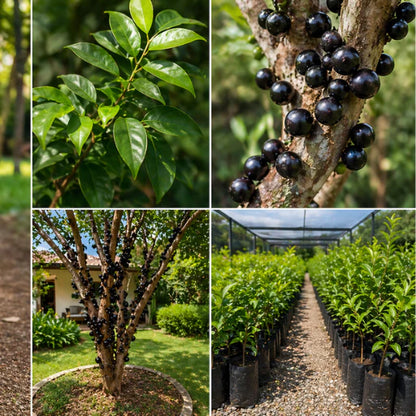 Jabuticaba Roxa Doce Enxertada Híbrida Precoce Natural 40cm - JabuDoce Precoce™