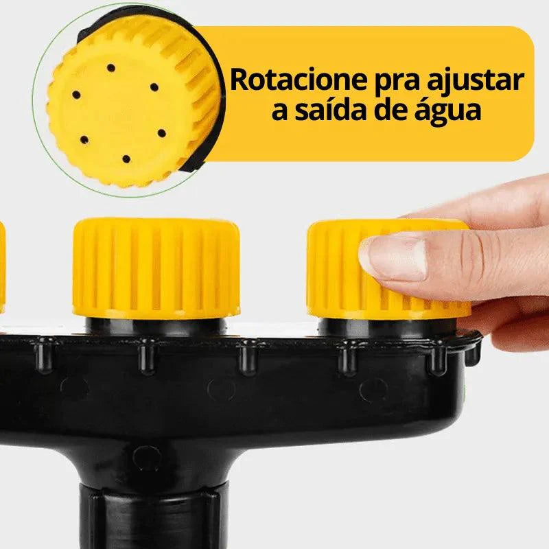 Bico Pulverizador para Irrigação com Ajuste de Fluxo de Água - FlowJet™