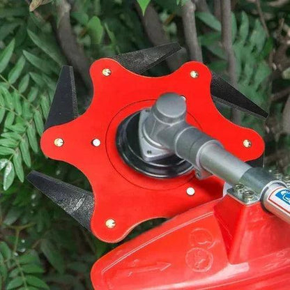 Disco 6 lâminas para roçadeira De Aço Premium - Encache Universal