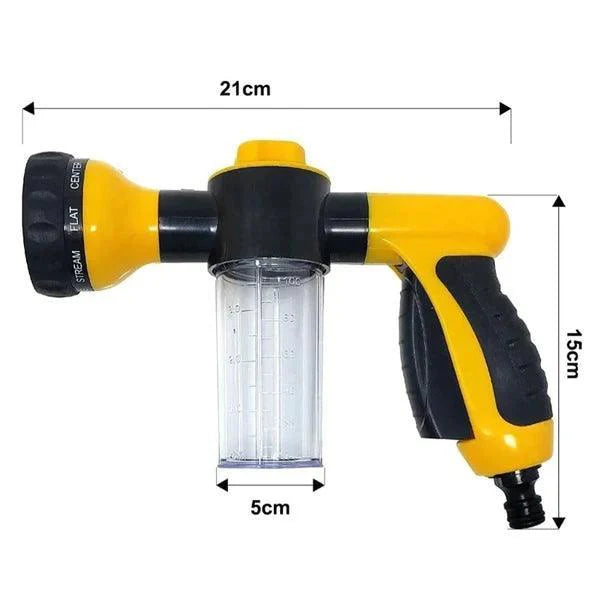 Pistola Pulverizadora Multifuncional para Mangueira com Ajuste de Pressão - AquaPro™