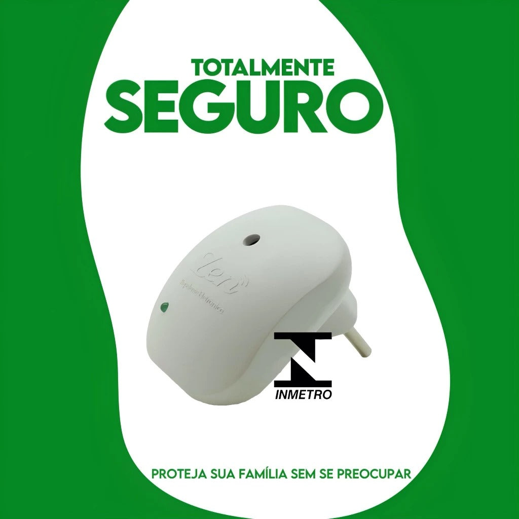 Repelente Eletrônico Ultrassônico Contra Pernilongos, Mosquitos e Baratas - SafeWave™