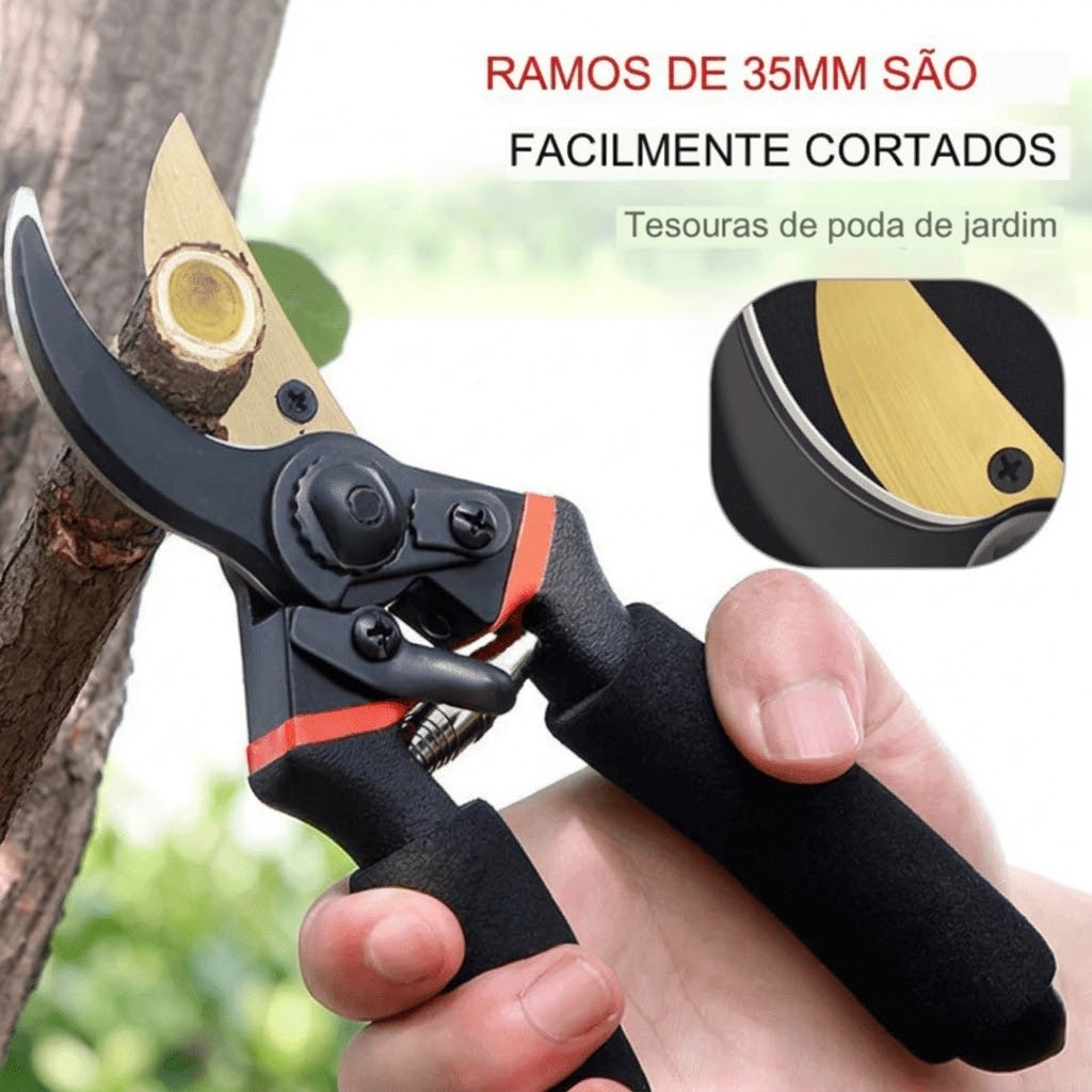 Tesoura de Podar Resistente e Afiada - PruneMax™