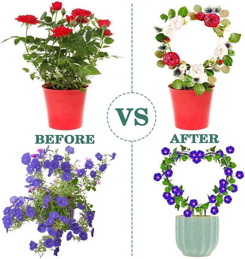 Arco Decorativo para Suporte de Plantas com Estrutura Resistente - GardenArch™
