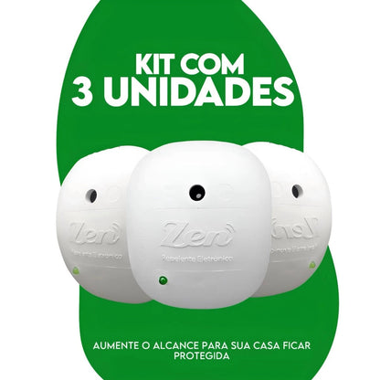 Repelente Eletrônico Ultrassônico Contra Pernilongos, Mosquitos e Baratas - SafeWave™