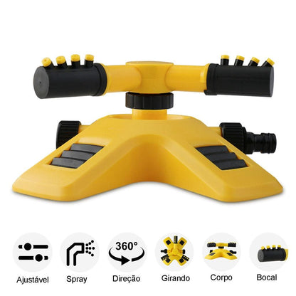 Aspersor 360° para Irrigação de Jardim e Gramado Econômico (Leve 2 e Pague Menos) - Hydro360™
