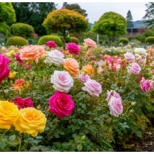360 Sementes de Rosas Coloridas para Fazer Mudas - RosaBella Mix™