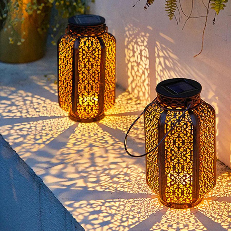 Candeeiro de Mesa Solar LED Retrô
