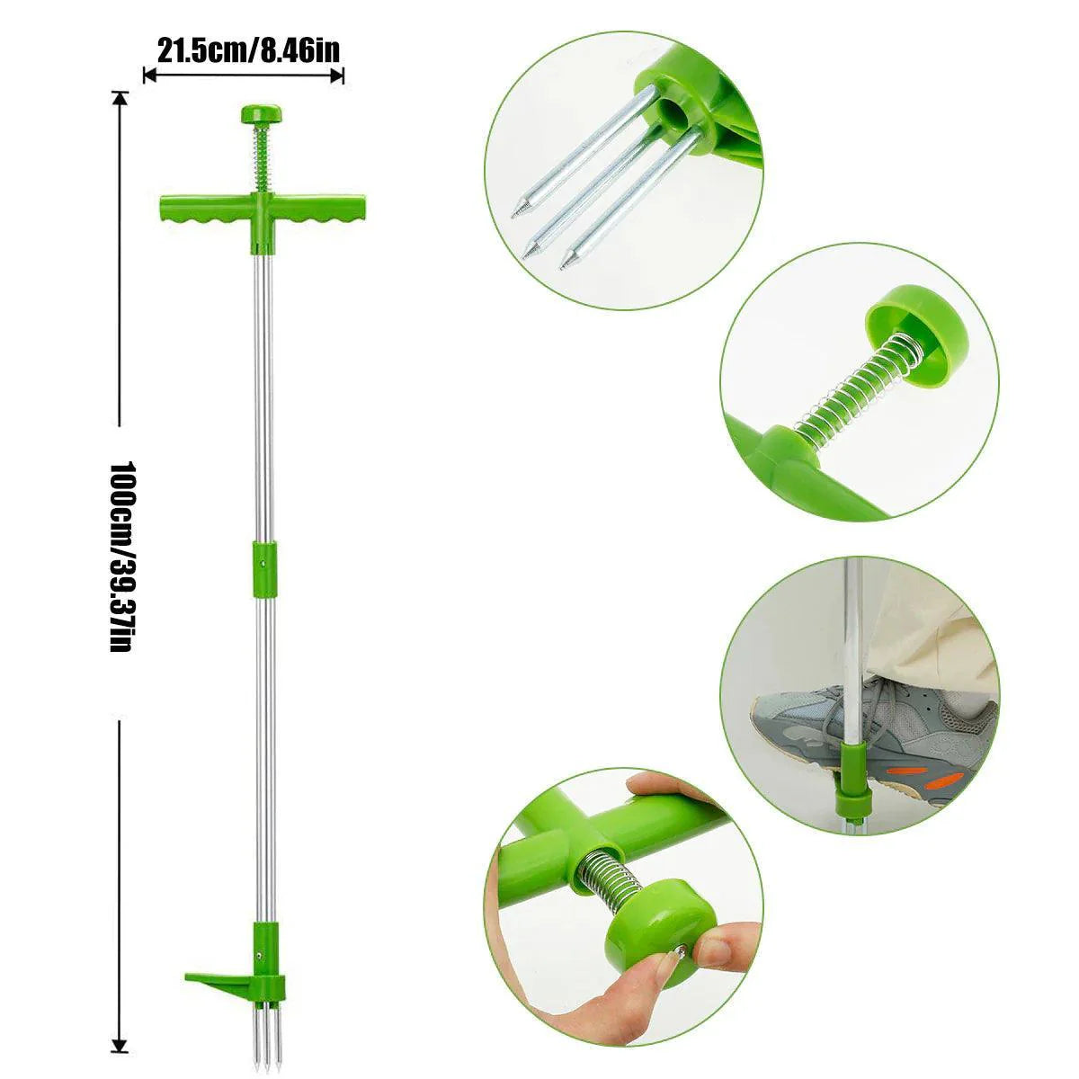 Removedor de Ervas Daninhas Premium de Alta Eficiência - TerraClean™